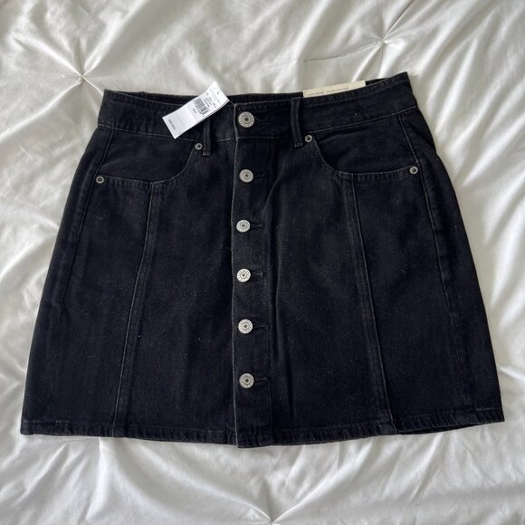 American Eagle Hi-Rise A-Line Skirt Super Stretch - Picture 1 of 3